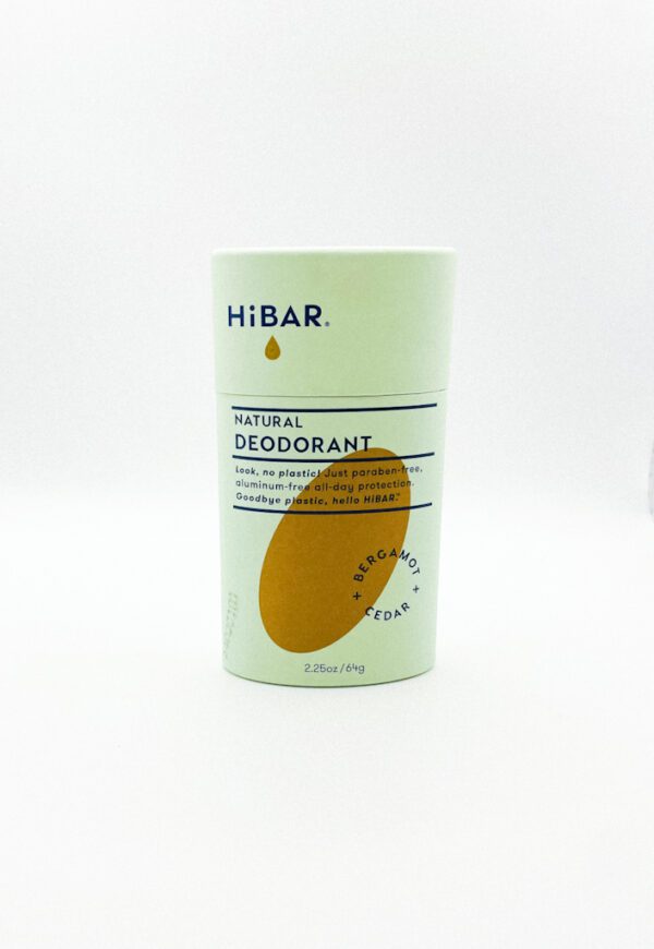 HiBar Deodorant - Bergamot + Cedar