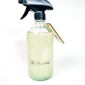 pump bottle with cleaner