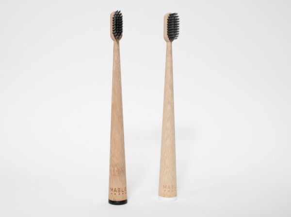 Bamboo Toothbrush - two pack- Charcoal Bristles